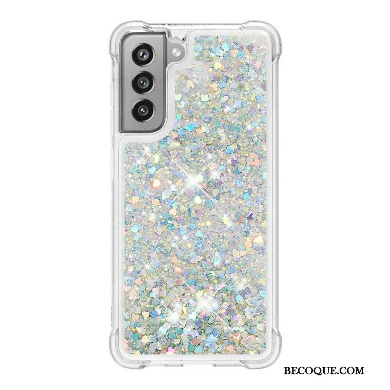 Coque Samsung Galaxy S21 FE Désires Paillettes