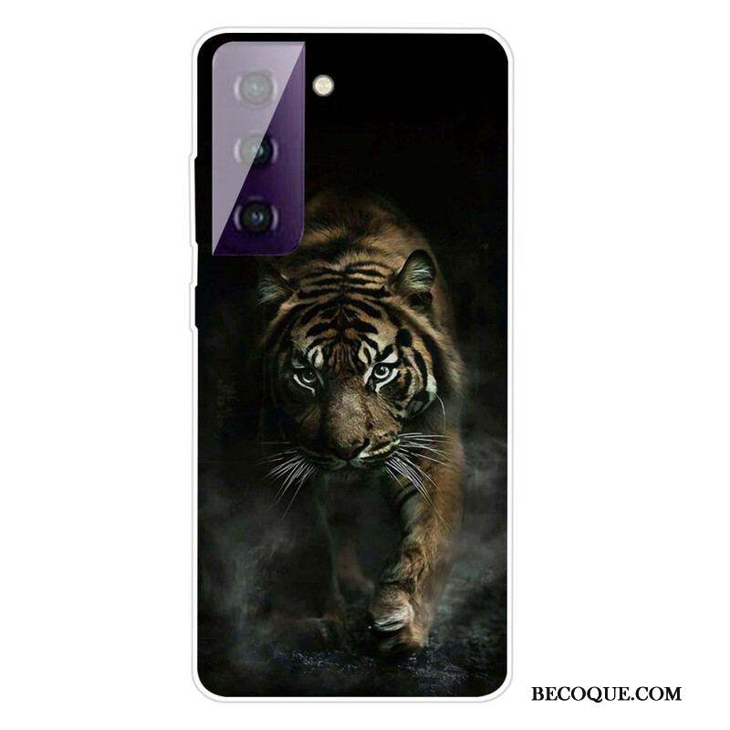 Coque Samsung Galaxy S21 FE Flexible Tigre