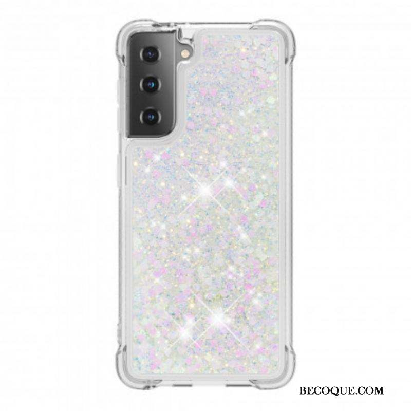 Coque Samsung Galaxy S21 Plus 5G Désires Paillettes