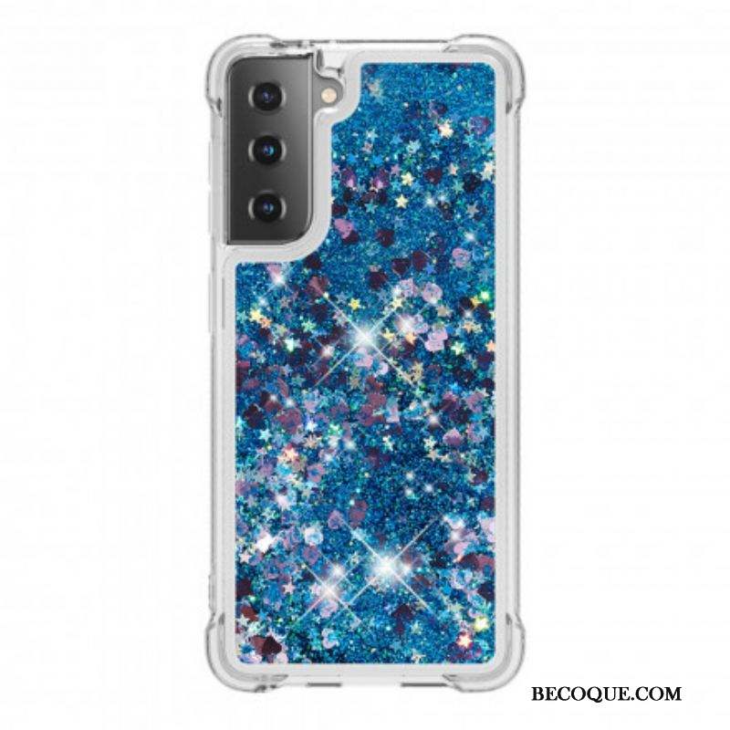 Coque Samsung Galaxy S21 Plus 5G Désires Paillettes