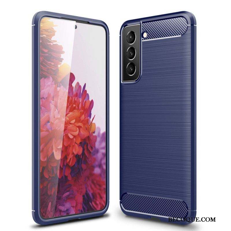 Coque Samsung Galaxy S22 5G Fibre Carbone Brossée