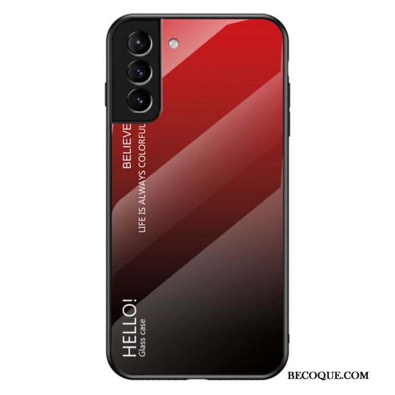 Coque Samsung Galaxy S22 5G Verre Trempé Hello