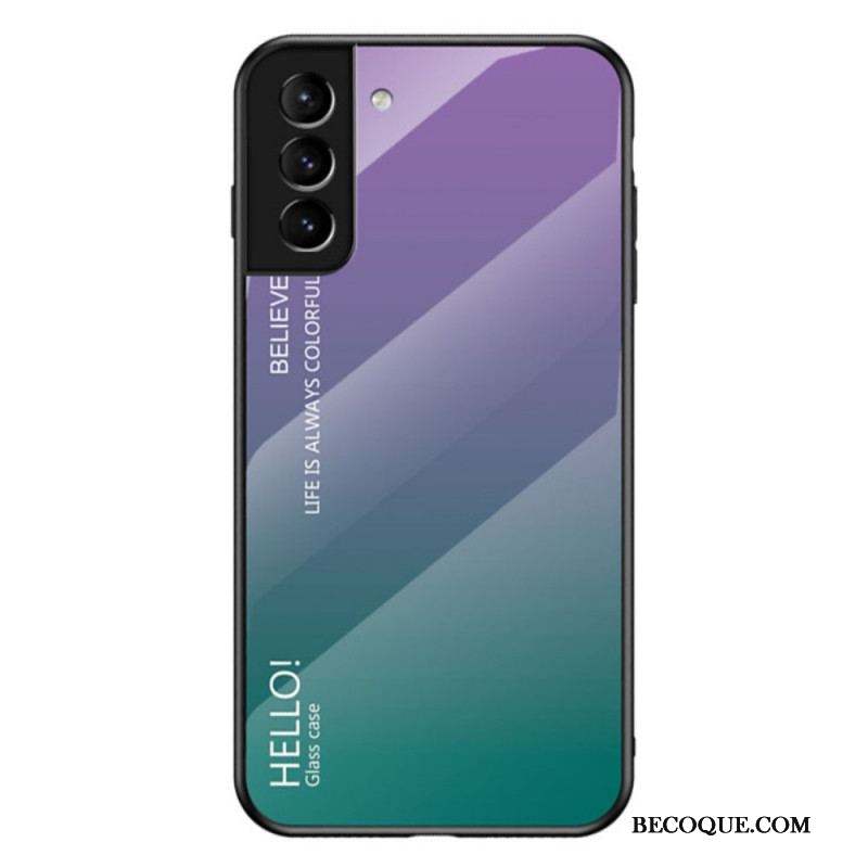 Coque Samsung Galaxy S22 5G Verre Trempé Hello