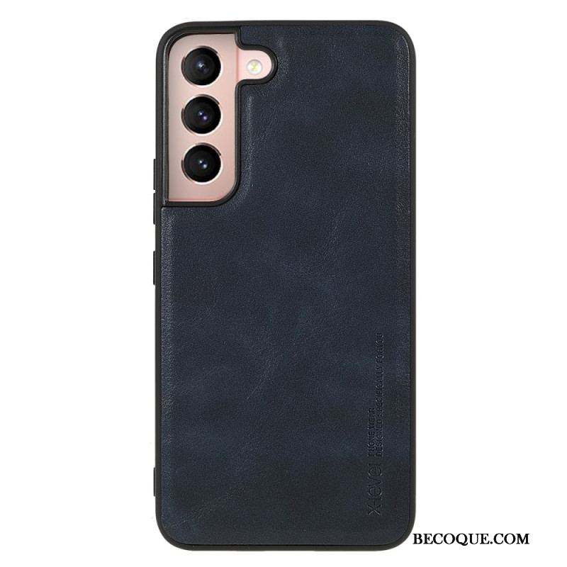 Coque Samsung Galaxy S22 5G X- Level Effet Cuir Vintage