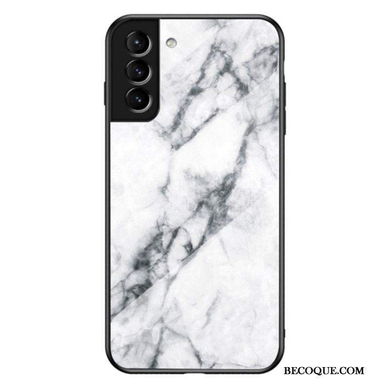 Coque Samsung Galaxy S22 Plus 5G Verre Trempé Marble Colors