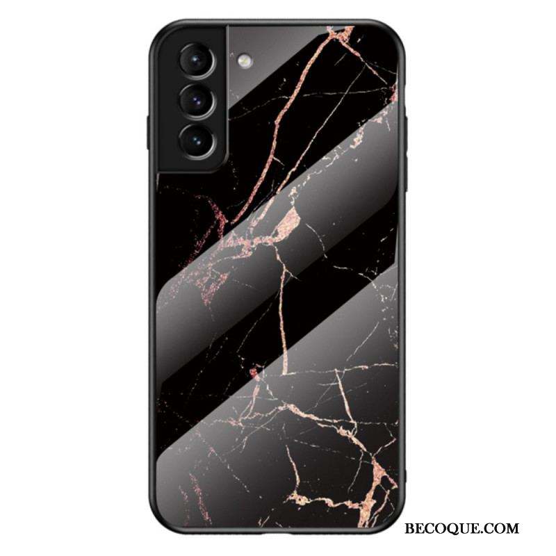 Coque Samsung Galaxy S22 Plus 5G Verre Trempé Marble Colors