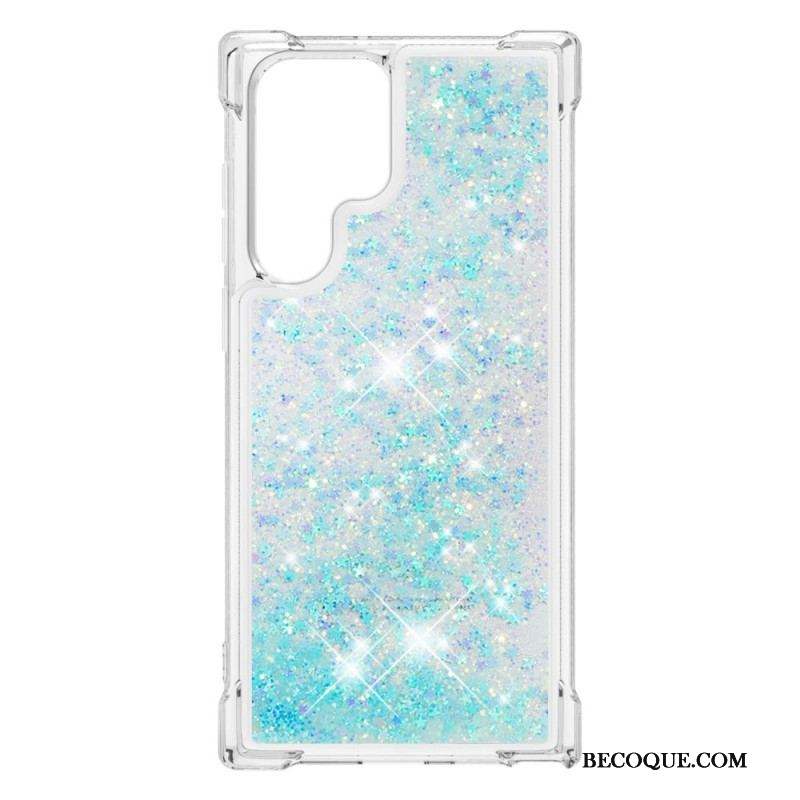 Coque Samsung Galaxy S22 Ultra 5G Désires Paillettes