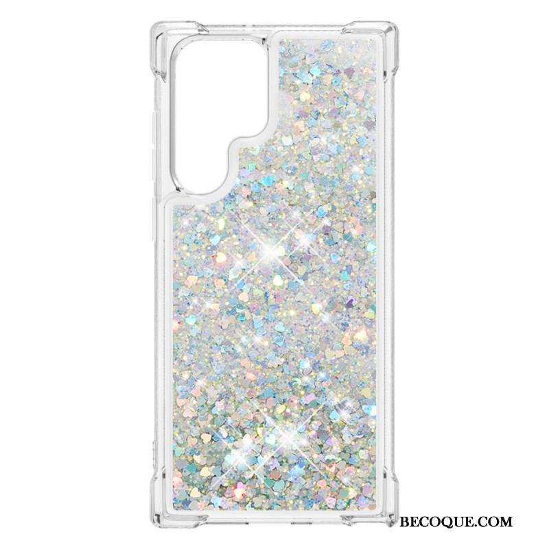 Coque Samsung Galaxy S22 Ultra 5G Désires Paillettes