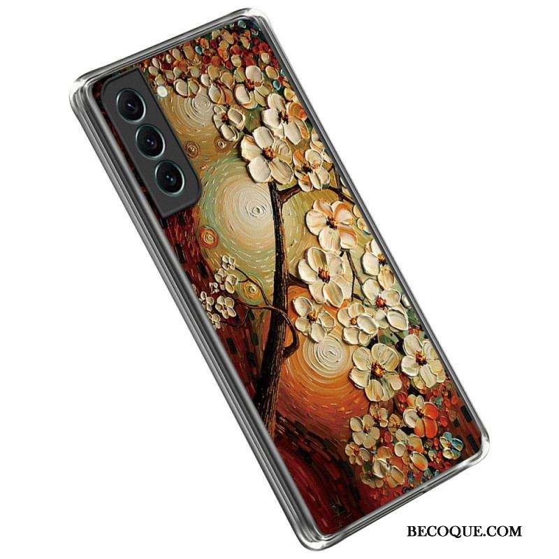 Coque Samsung Galaxy S23 5G Flexible Fleurs