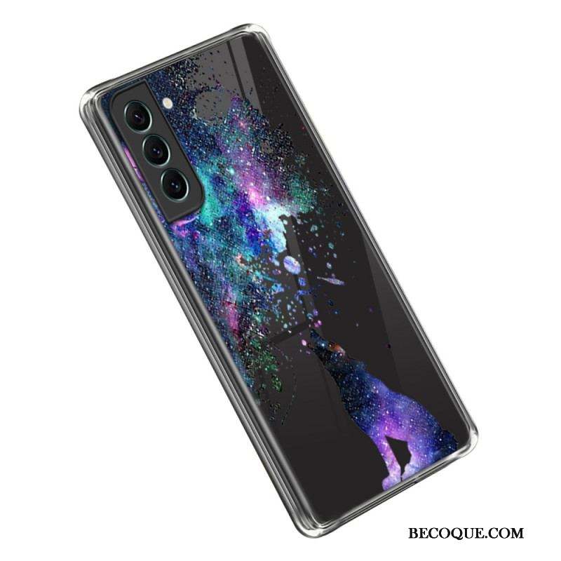 Coque Samsung Galaxy S23 5G Transparente Loup Sauvage