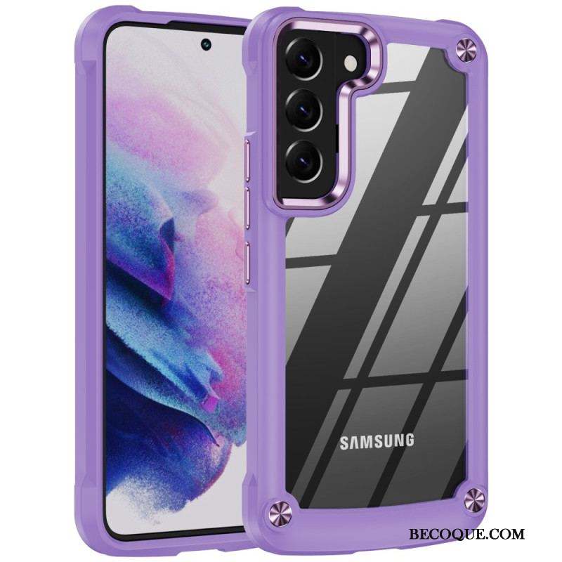 Coque Samsung Galaxy S23 Plus 5G Hybride avec Alliage Aluminium