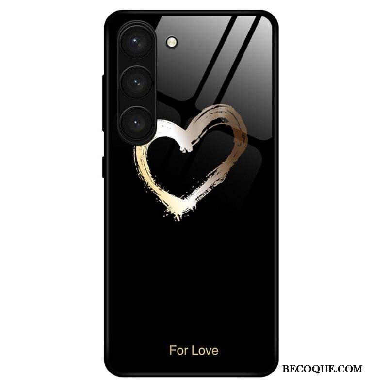 Coque Samsung Galaxy S23 Plus 5G Verre Trempé Coeur