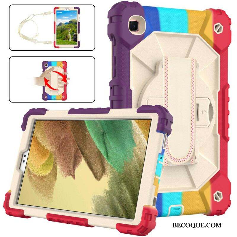 Coque Samsung Galaxy Tab A7 Lite Multi-Fonctionnelle Camouflage