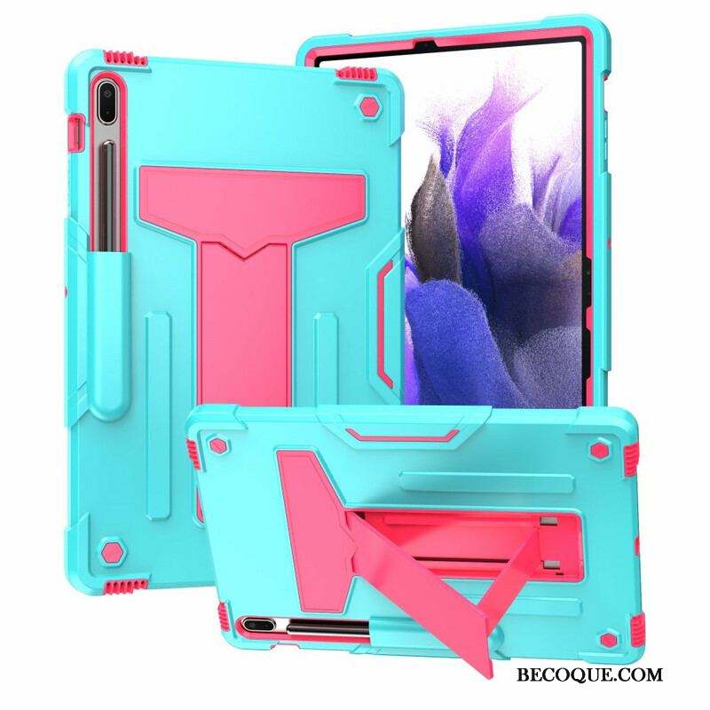 Coque Samsung Galaxy Tab S7 FE Résistante Support Pliable