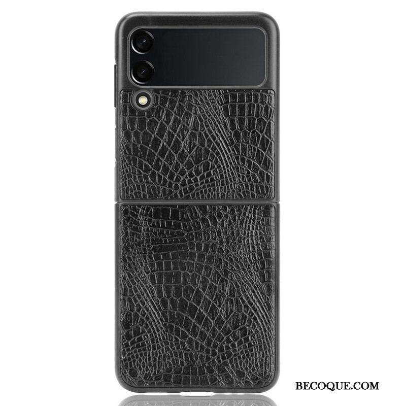 Coque Samsung Galaxy Z Flip 3 5G Effet Peau de Crocodile