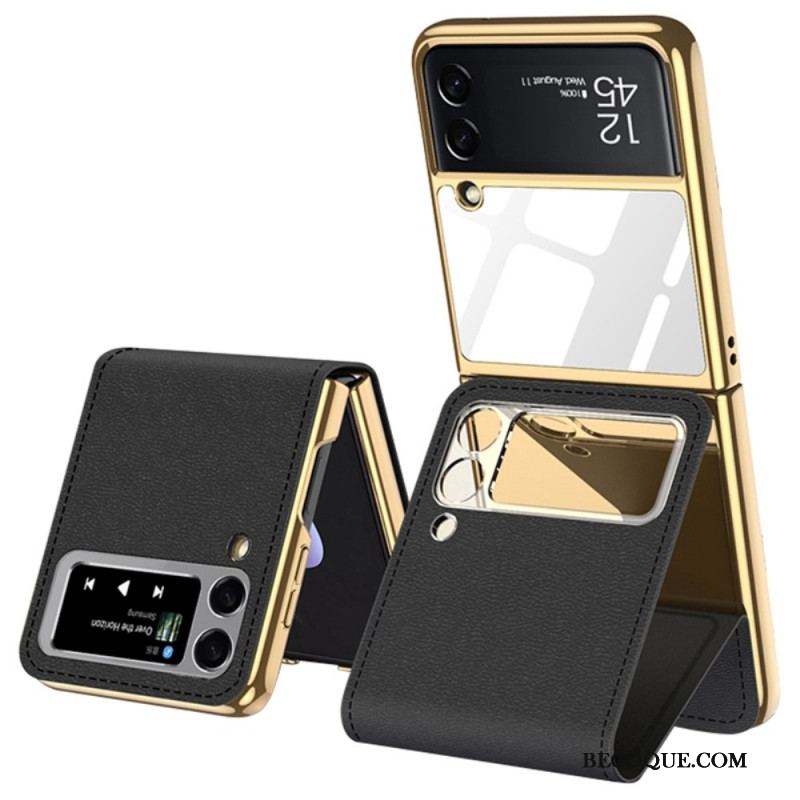 Coque Samsung Galaxy Z Flip 3 5G Miroir et Support Amovible