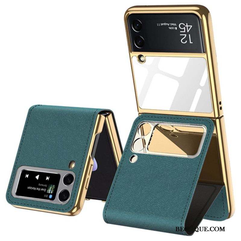 Coque Samsung Galaxy Z Flip 3 5G Miroir et Support Amovible