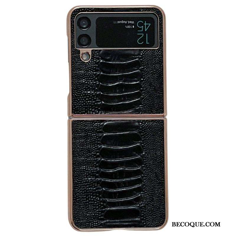 Coque Samsung Galaxy Z Flip 4 Design Crocodile