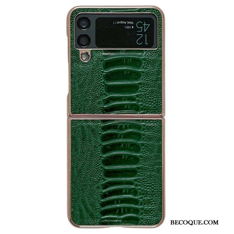 Coque Samsung Galaxy Z Flip 4 Design Crocodile