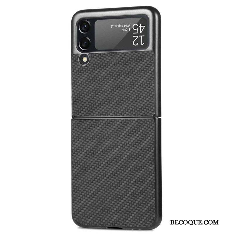 Coque Samsung Galaxy Z Flip 4 Fibre Carbone Texturée