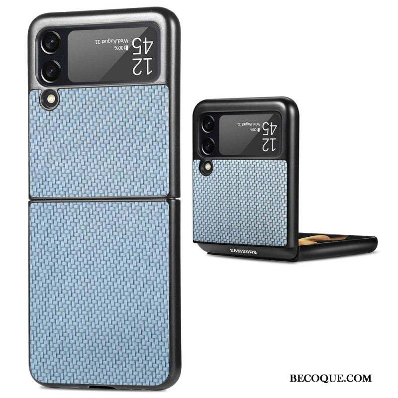 Coque Samsung Galaxy Z Flip 4 Fibre Carbone Texturée