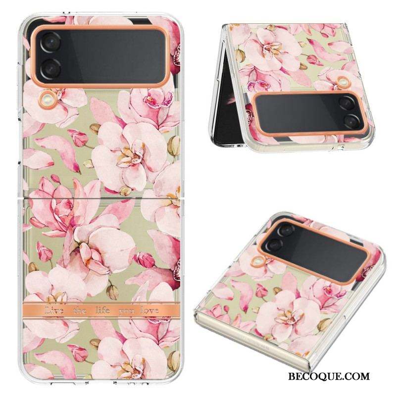 Coque Samsung Galaxy Z Flip 4 Florale