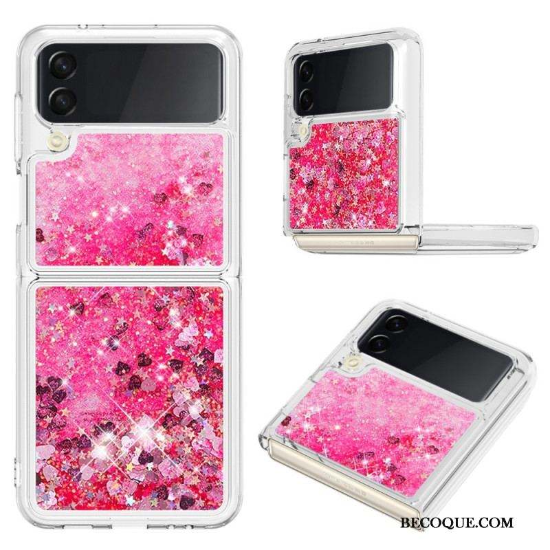 Coque Samsung Galaxy Z Flip 4 Paillettes Colorées