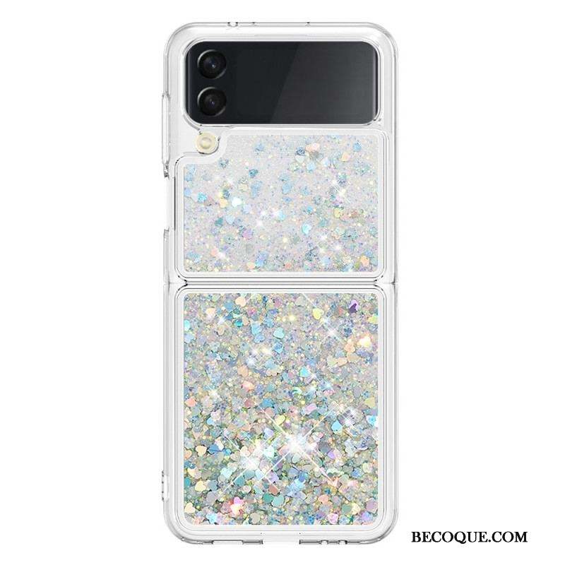 Coque Samsung Galaxy Z Flip 4 Paillettes Colorées