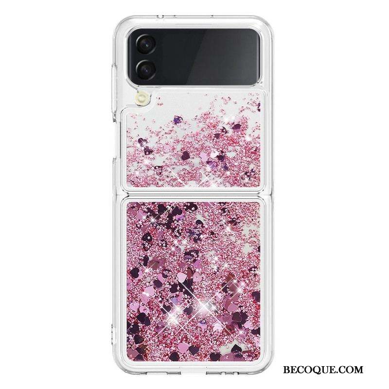 Coque Samsung Galaxy Z Flip 4 Paillettes Colorées