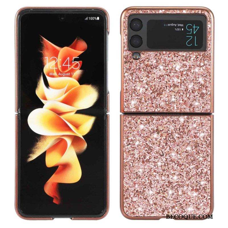 Coque Samsung Galaxy Z Flip 4 Paillettes Premium