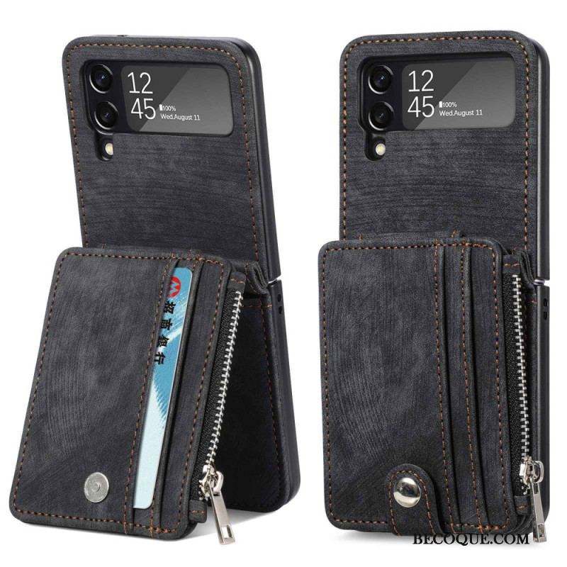 Coque Samsung Galaxy Z Flip 4 Porte-cartes / Porte-monnaie