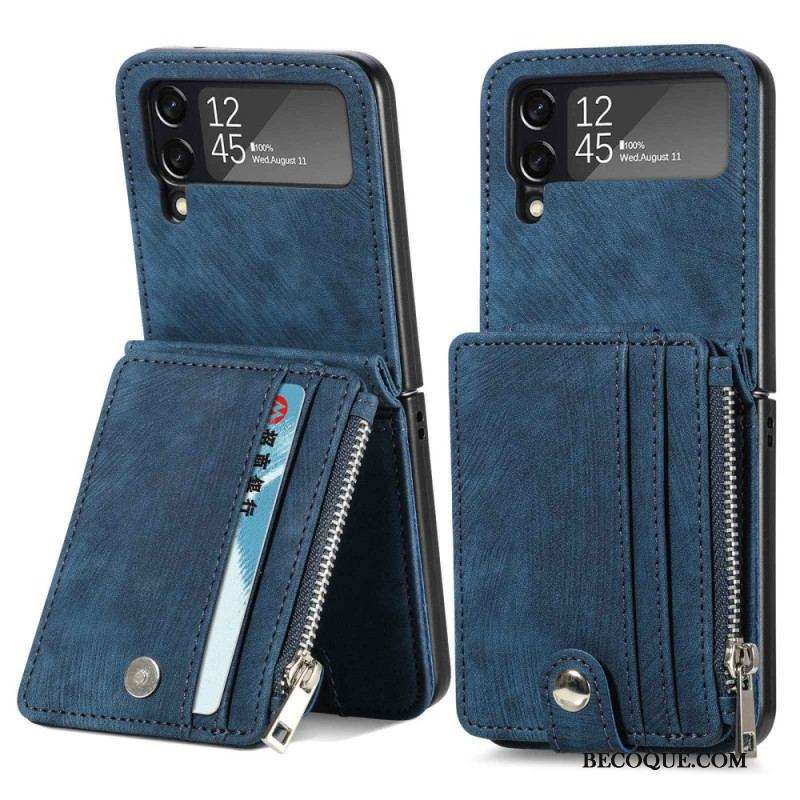 Coque Samsung Galaxy Z Flip 4 Porte-cartes / Porte-monnaie