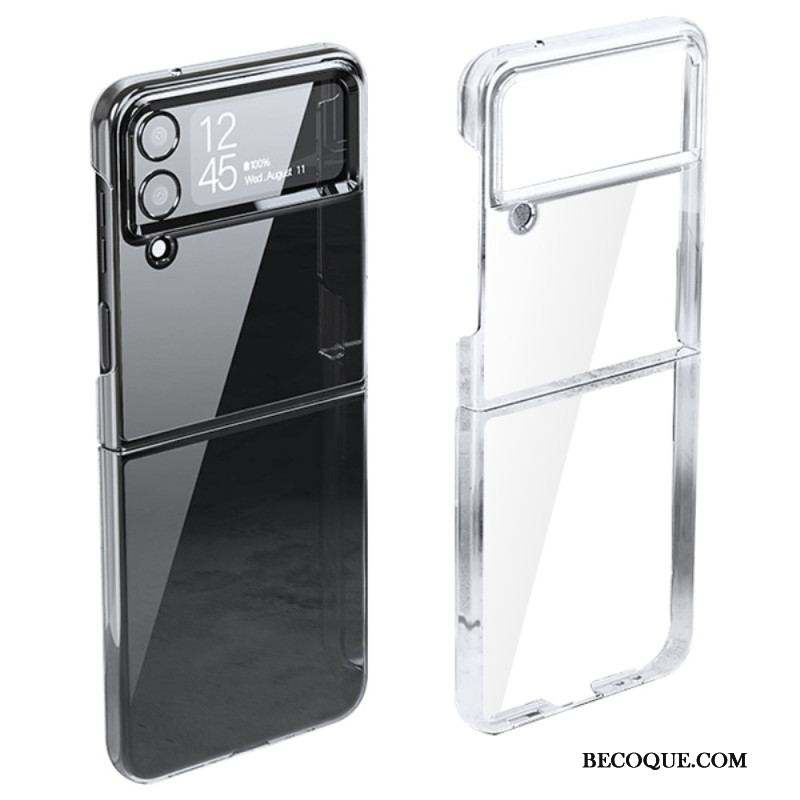 Coque Samsung Galaxy Z Flip 4 Rebords Style Métal