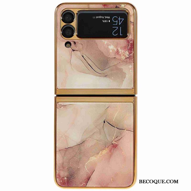 Coque Samsung Galaxy Z Flip 4 Style Marbre