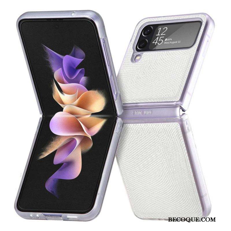 Coque Samsung Galaxy Z Flip 4 Style Serpent sur Silicone Transparent