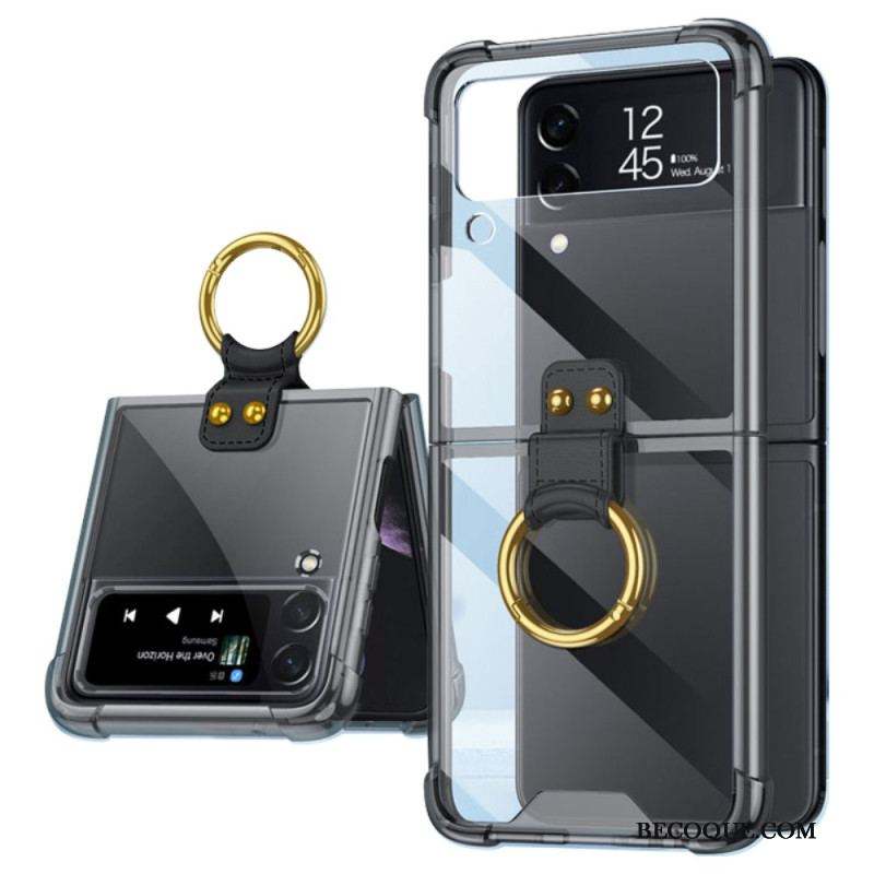 Coque Samsung Galaxy Z Flip 4 Teintée avec Anneau GKK