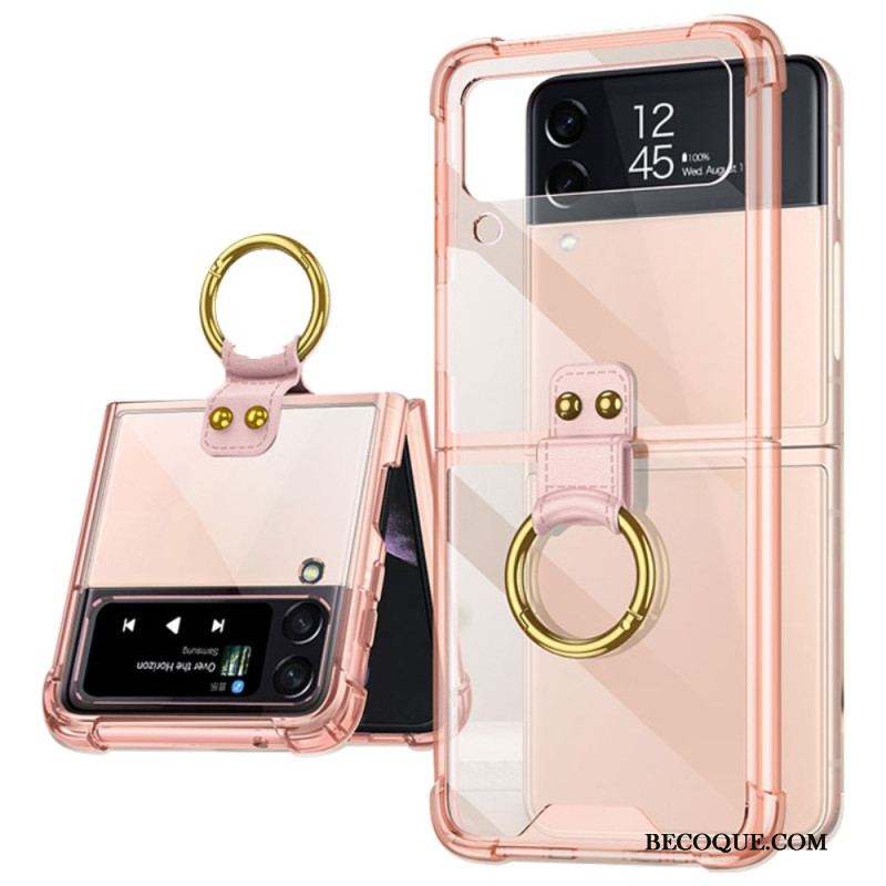 Coque Samsung Galaxy Z Flip 4 Teintée avec Anneau GKK