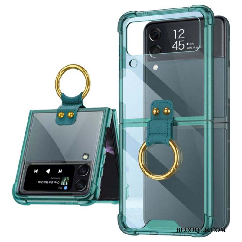 Coque Samsung Galaxy Z Flip 4 Teintée avec Anneau GKK