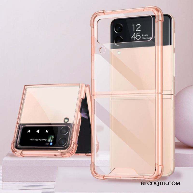 Coque Samsung Galaxy Z Flip 4 Transparente Coins Renforcés GKK