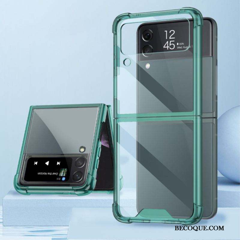 Coque Samsung Galaxy Z Flip 4 Transparente Coins Renforcés GKK