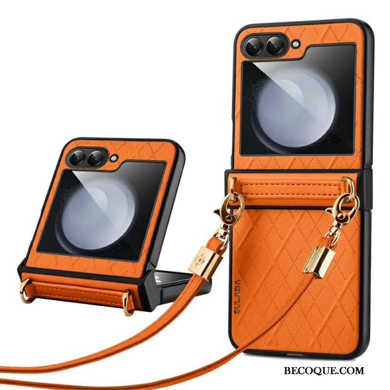 Coque Samsung Galaxy Z Flip 6 Bandoulière SULADA