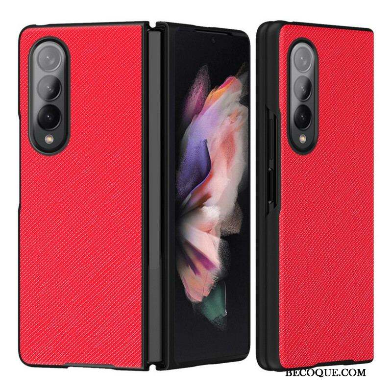 Coque Samsung Galaxy Z Fold 3 5G Cuir Texturé