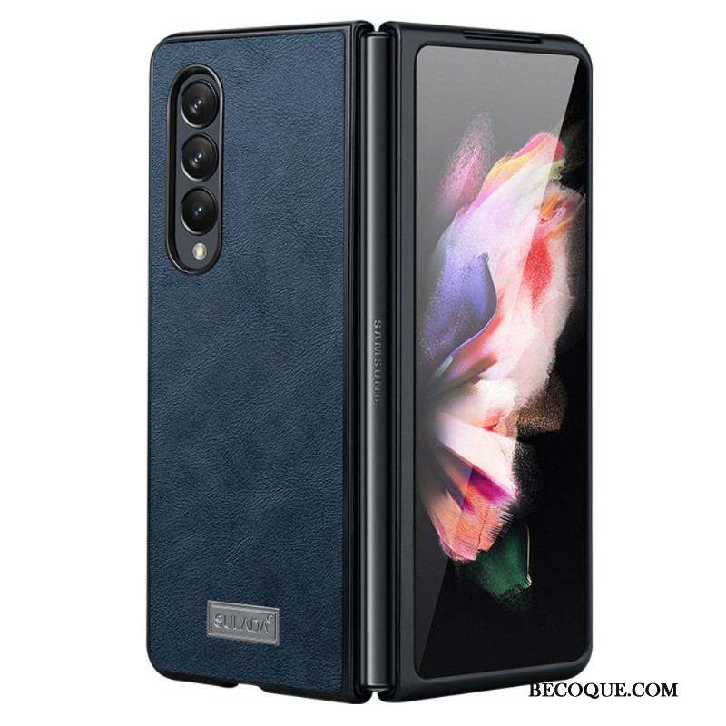 Coque Samsung Galaxy Z Fold 3 5G Simili Cuir SULADA