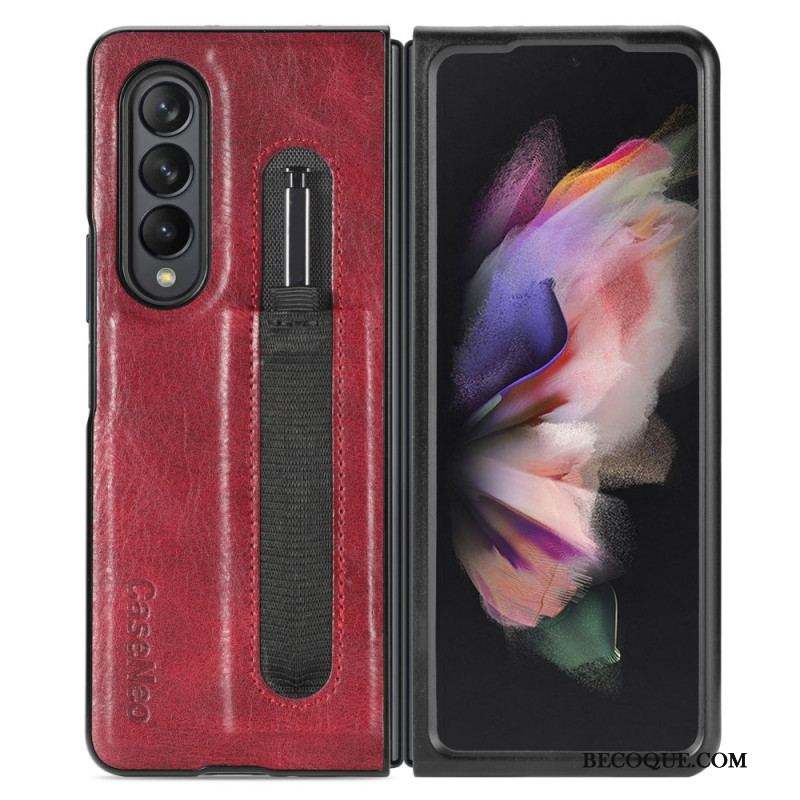 Coque Samsung Galaxy Z Fold 3 5G Style Cuir Porte-Stylet CASENEO