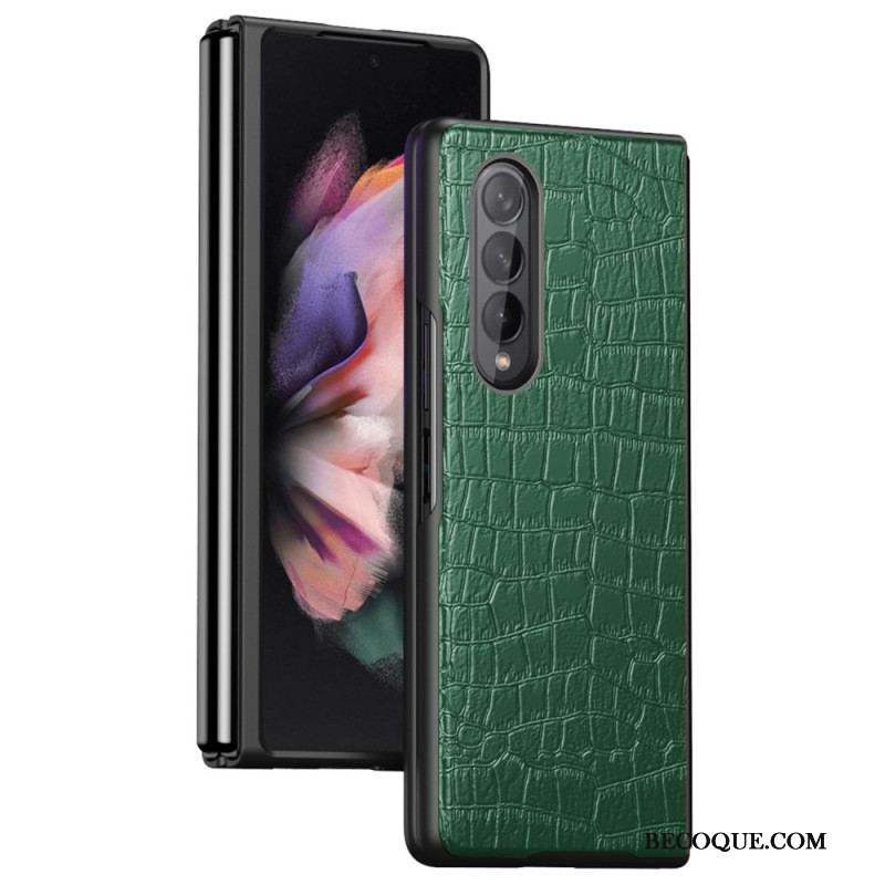 Coque Samsung Galaxy Z Fold 4 Classic Croco