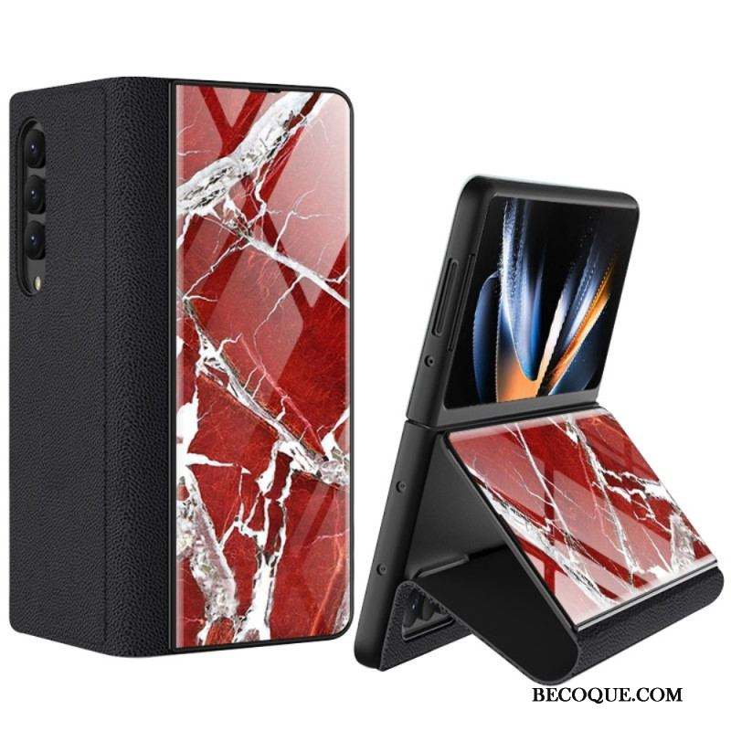 Coque Samsung Galaxy Z Fold 4 GKK Marble Waves