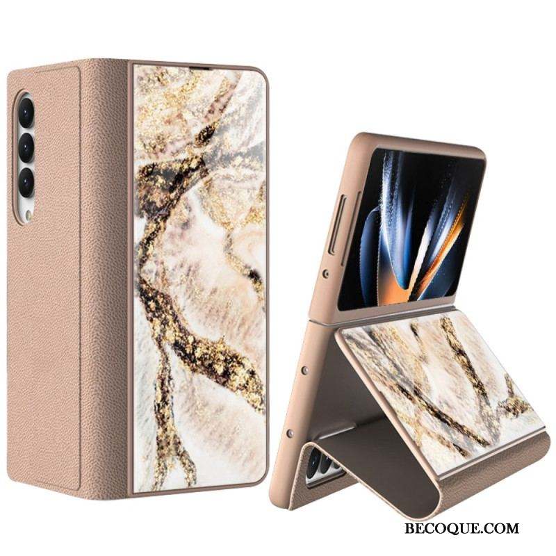 Coque Samsung Galaxy Z Fold 4 GKK Marble Waves