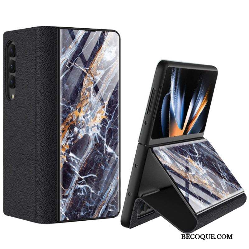 Coque Samsung Galaxy Z Fold 4 GKK Marble Waves