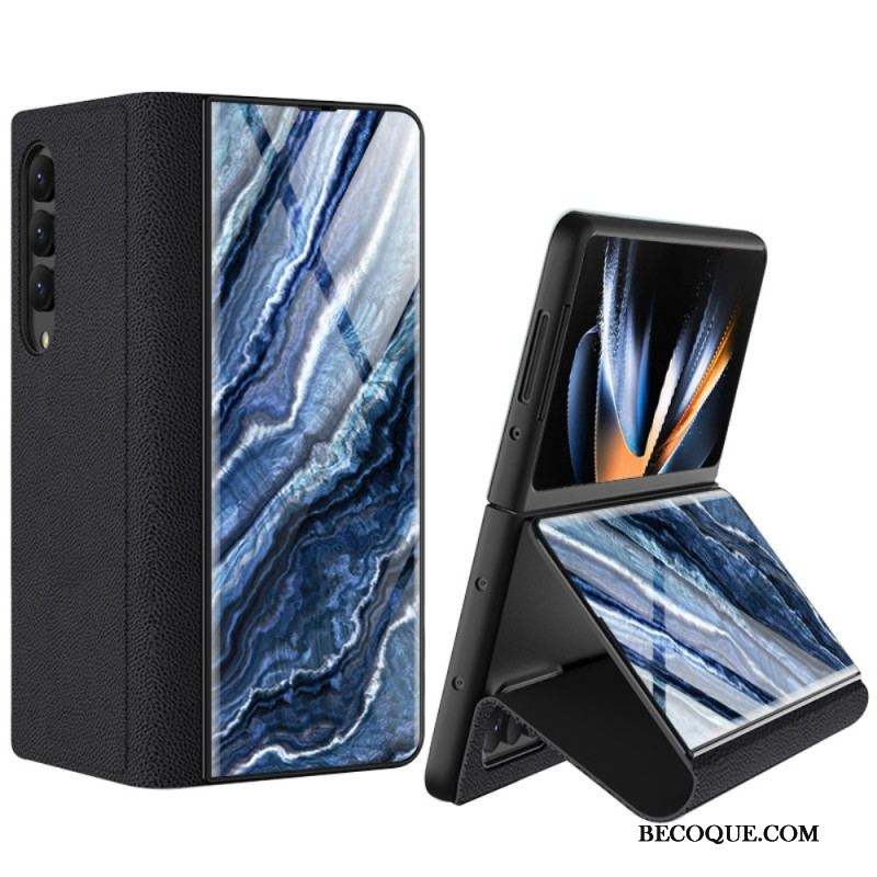 Coque Samsung Galaxy Z Fold 4 GKK Marble Waves