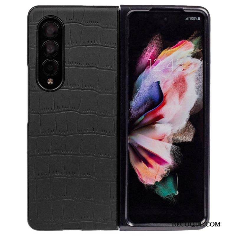 Coque Samsung Galaxy Z Fold 4 Relief Croco